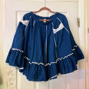 Vintage Square Dancing Skirt